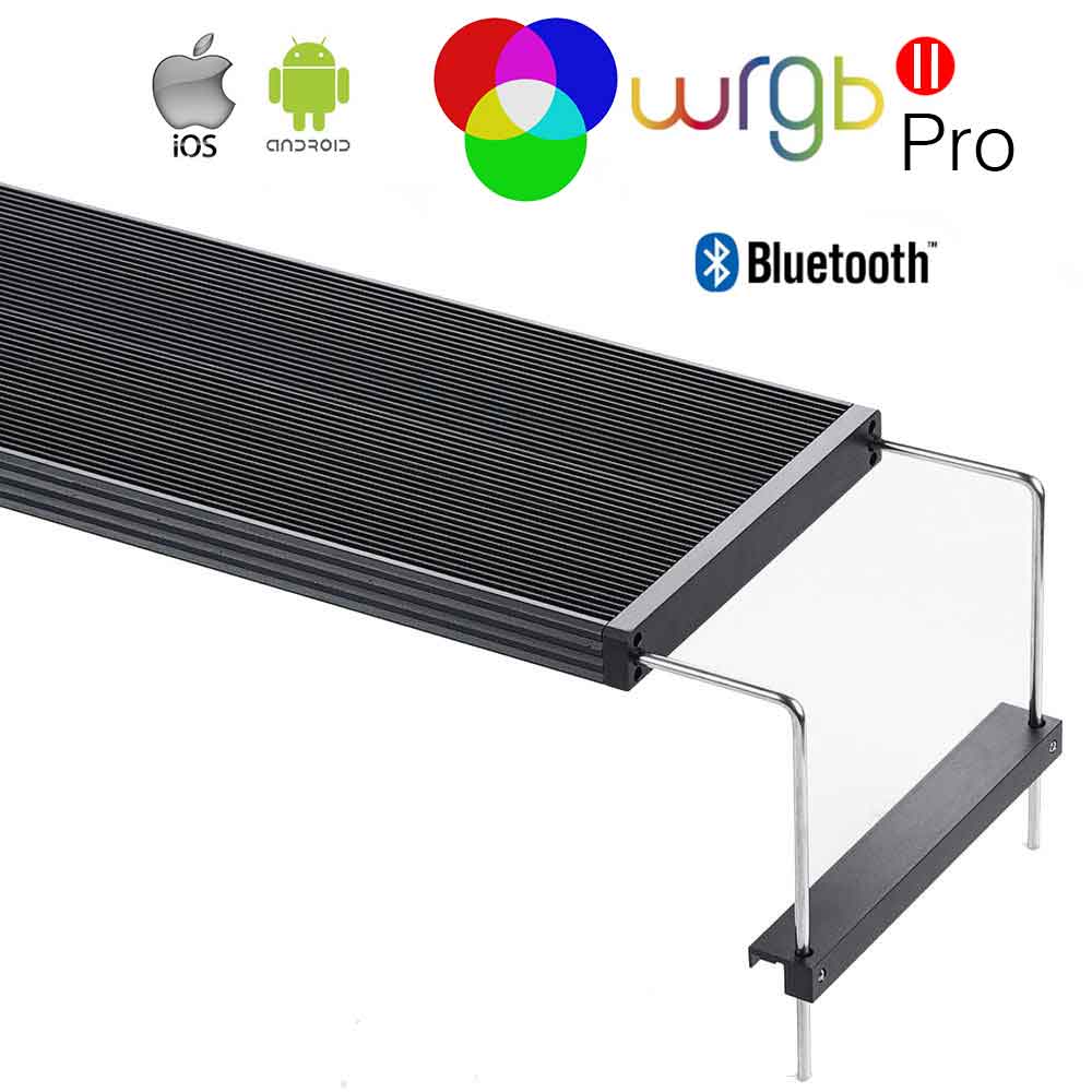 Chihiros WRGB 90 II Pro Plafoniera Led per Acqua dolce Nero 110W da 90 a 110cm