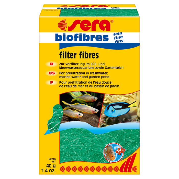 Sera Biofibres Fina prefiltraggio Biomeccanico 40g