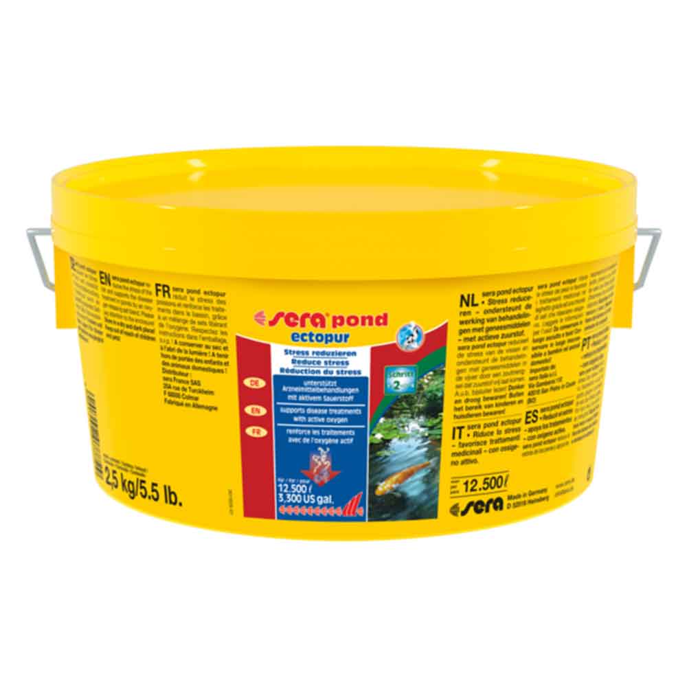 Sera Ectopur Pond Sali Rigeneranti coadiuvanti per pesci 2,5Kg per 12500 l