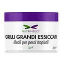 Nutrinsect Grilli Grandi Essiccati per Pesci Tropicali 20g