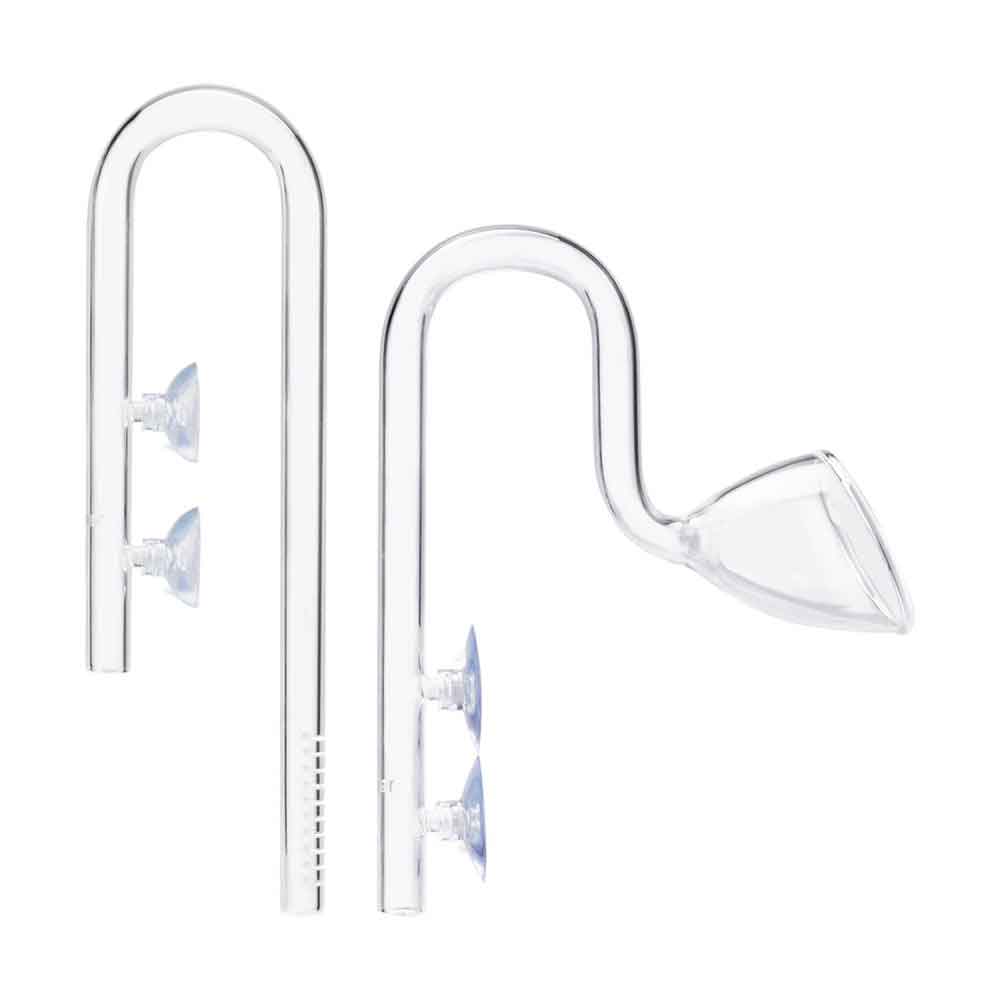 Aqpet In Out J -Type 13mm in vetro Set di mandata e aspirazione filtri esterni