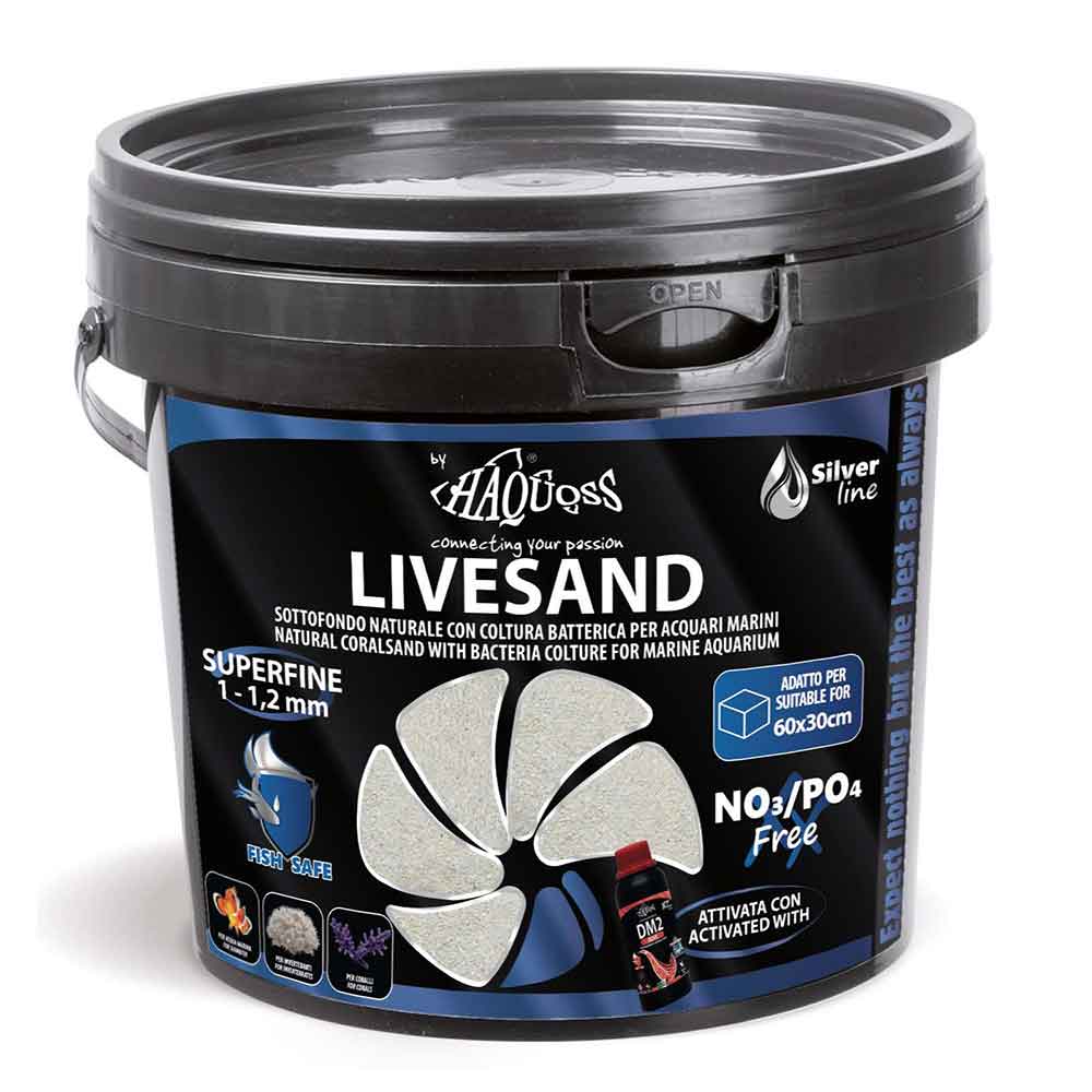 Haquoss Livesand Superfine 1-1,2mm 9Kg