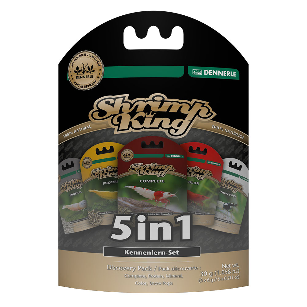 Dennerle Shrimp King 5in1 Cibo per Gamberetti 5x6gr