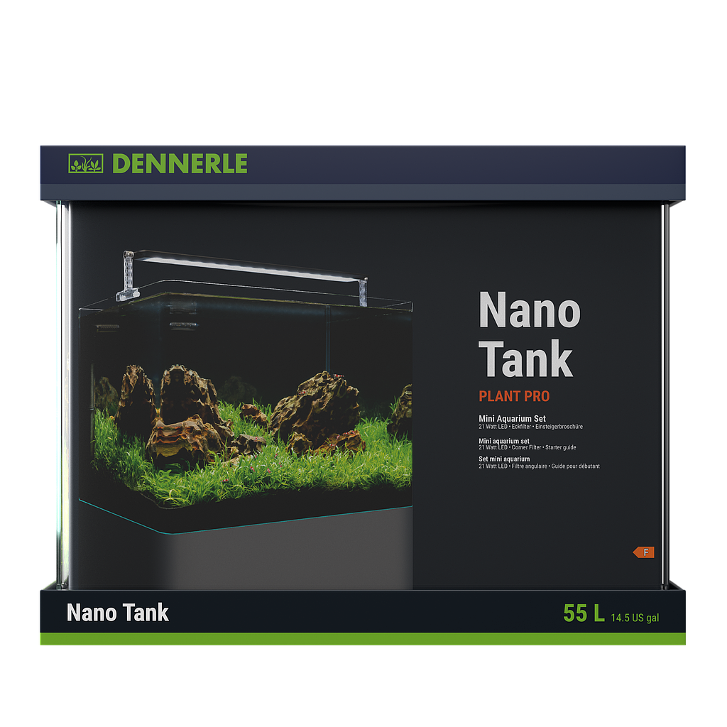 Dennerle Nano Tank Plant Pro Acquario completo 55 L 45x34x36hcm
