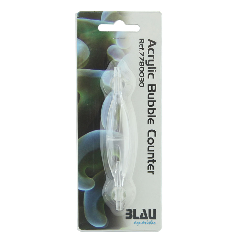 Blau Aquaristic Acrylic Bubble Counter Contabolle Co2