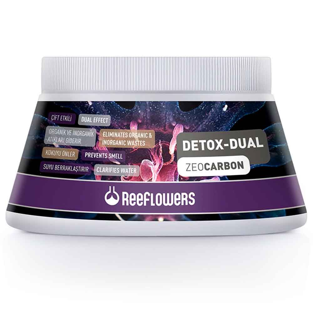 Reeflowers Detox Dual Zeocarbon Zeolite e Carbone attivo ad altissima attività 500ml