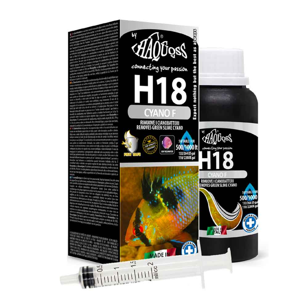 Haquoss H18 Cyano F Rimozione Cianobatteri nel dolce 100ml