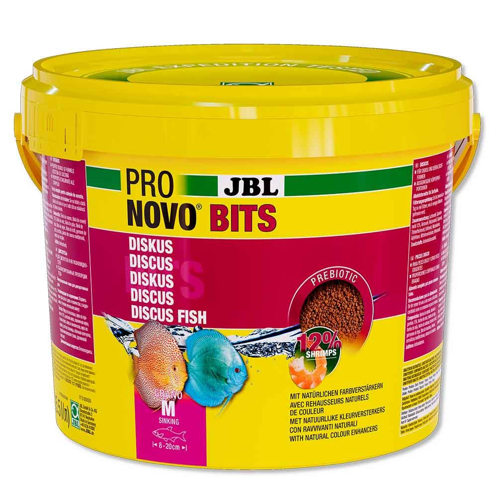 Jbl ProNovo Bits Diskus Grano M Granulare con Shrimps e Prebiotici 5000ml 2640gr