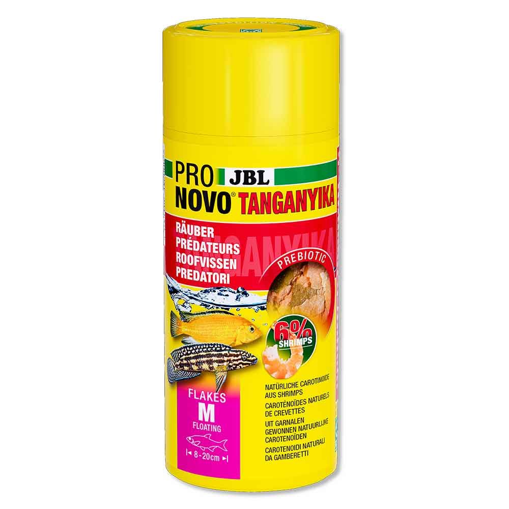 Jbl ProNovo Tanganyka Flakes M Scaglie con Shrimps e Prebiotici 250ml 45gr