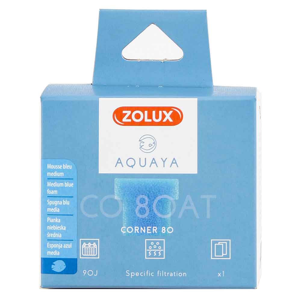 Zolux Aquaya Corner 80 Spugna Blu Media