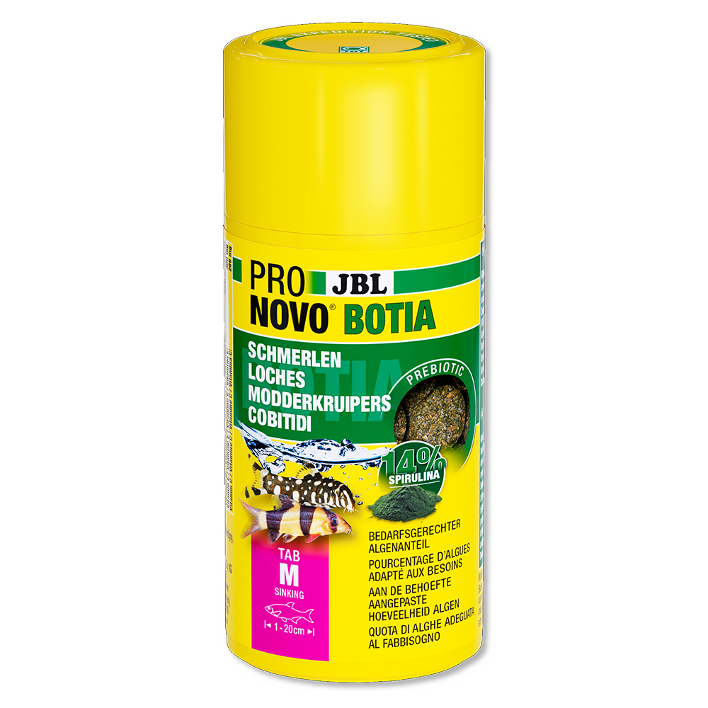 Jbl ProNovo Botia Tab M con Spirulina e Prebiotici 100ml 58gr
