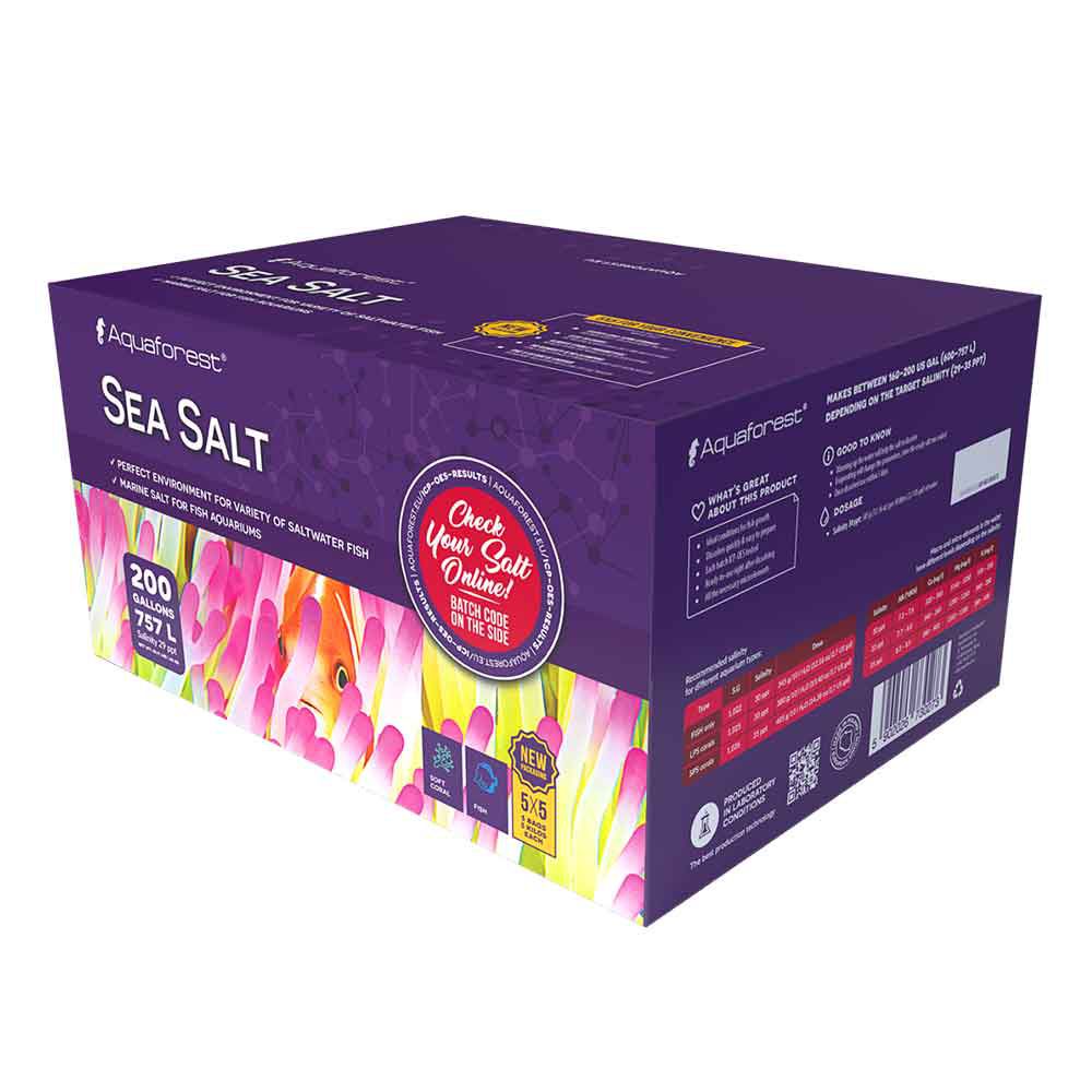 Aquaforest Sea Salt sale per Acquario marino 25 Kg 757 litri circa