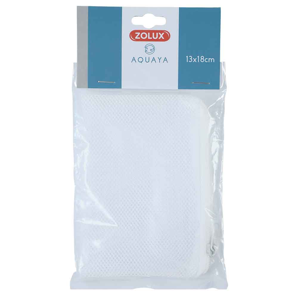 Zolux Calza rete filtrante con zip per carbone zeolite 13x18cm