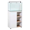 Zolux Acquario Aqua IdroMax Bianco 72 Completo con Supporto 63x35x127h cm
