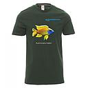 T-Shirt Uomo Aulonocara maleri Verde Taglia M Cotone 100%