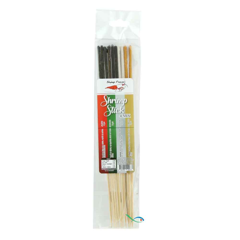 Ziss Aqua Shrimp Lolly Mix Stick Bastoncini ricoperti di cibo specifico per caridine 10pz