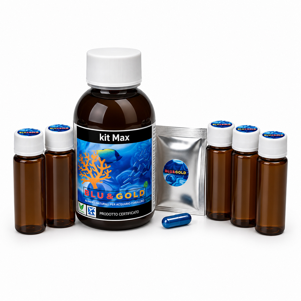 Planctontech 998 B&G Kit Blu&Gold Revolution Nutrienti Essenziali per Coralli