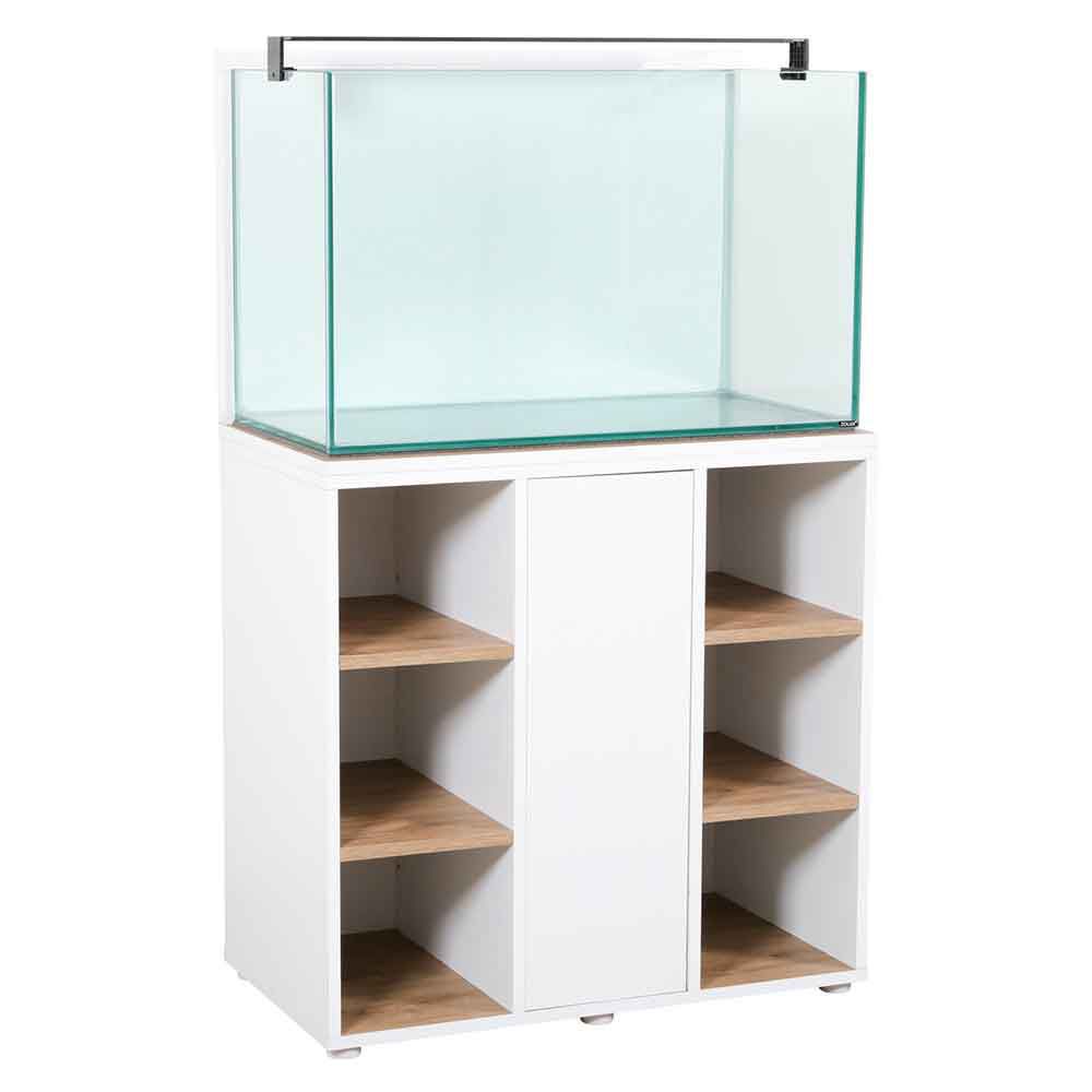Zolux Acquario Aqua IdroMax Bianco 200 Completo con Supporto 110,3x45x137h cm