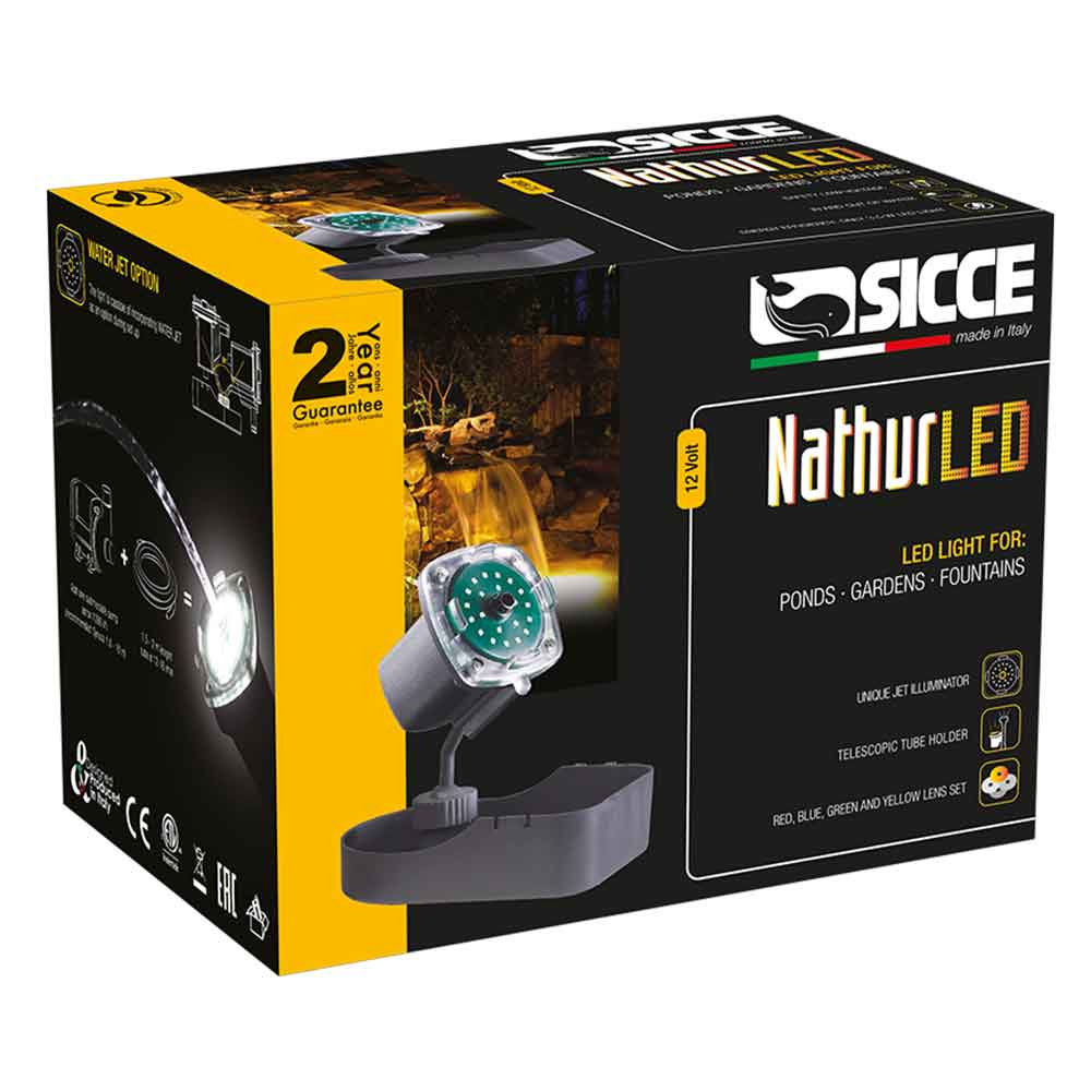 Sicce Nathur Led Faretto per Laghetto 12V 3,5W