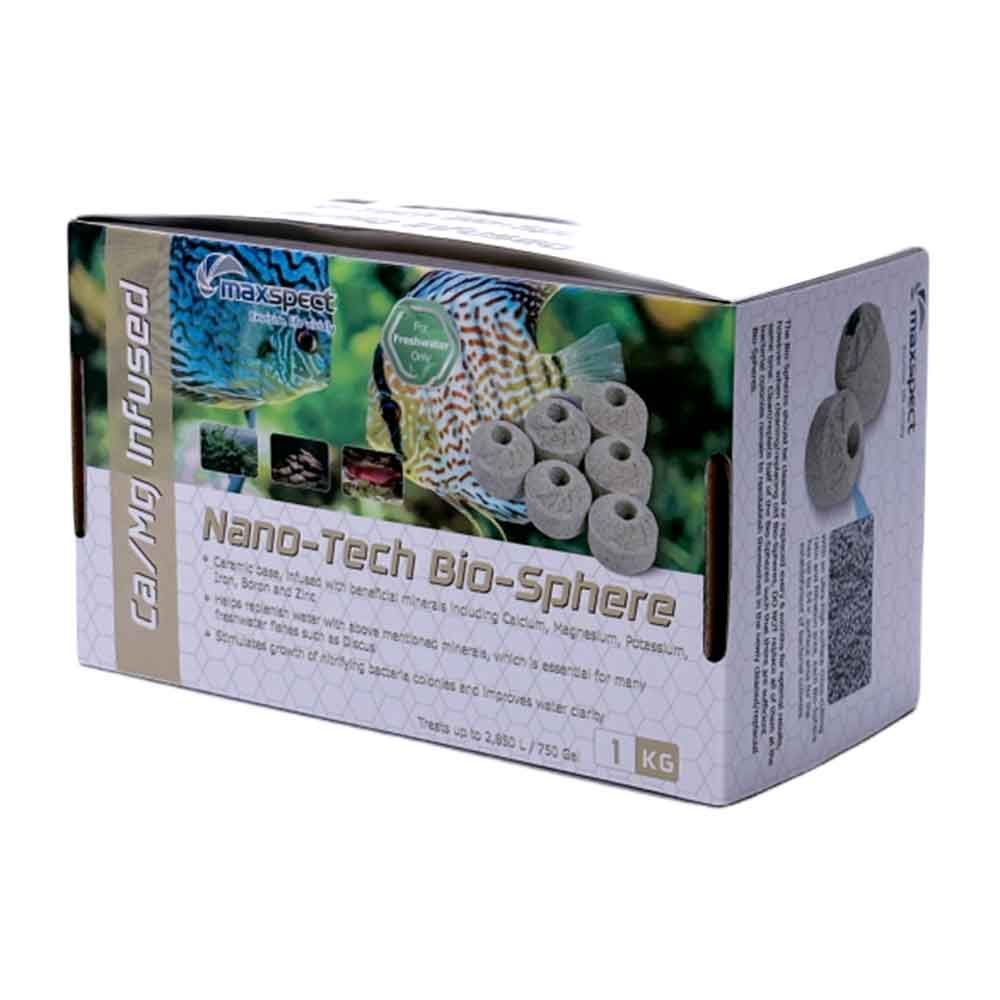 Maxspect Nano Tech Bio Spheres CA/MG per acqua dolce 1KG 40pz