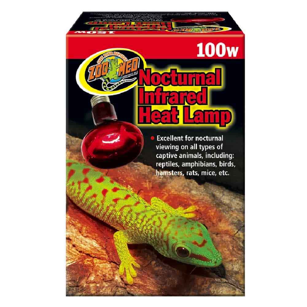 Zoomed Nocturnal Infrared Heat Lamp Infrarosso 100W