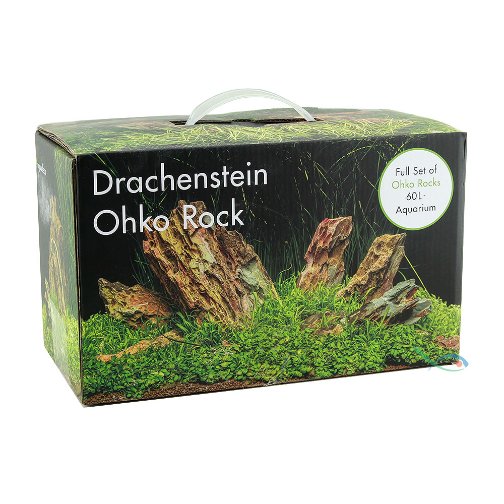 Aquadeco Drachenstein Ohko Rock Dragon Stone Set 11pz per Acquari di 80 litri circa