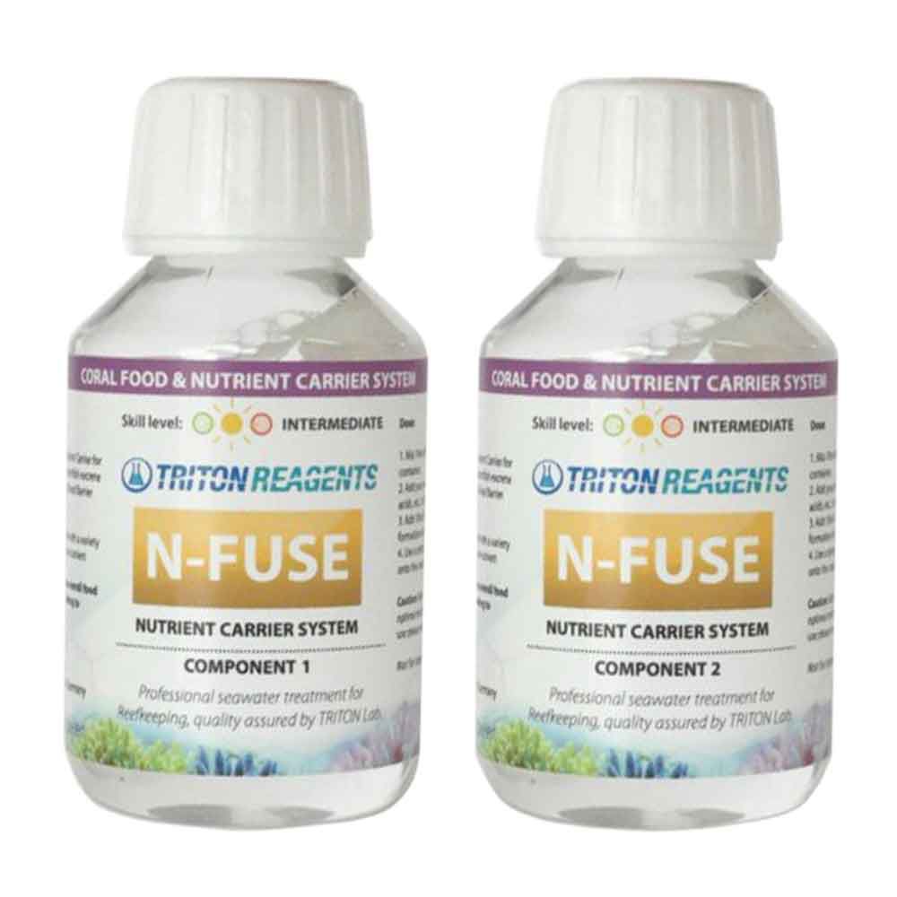 Triton Reagents N-Fuse Component 1 e Component 2 Nutrienti per coralli 2x100ml