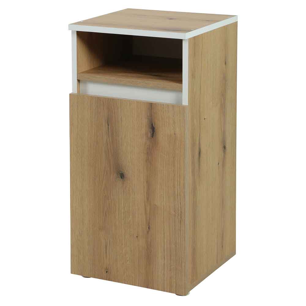Zolux Mobile Supporto per Acquario Colonne 40 Rovere/Bianco 400x400x800 mm