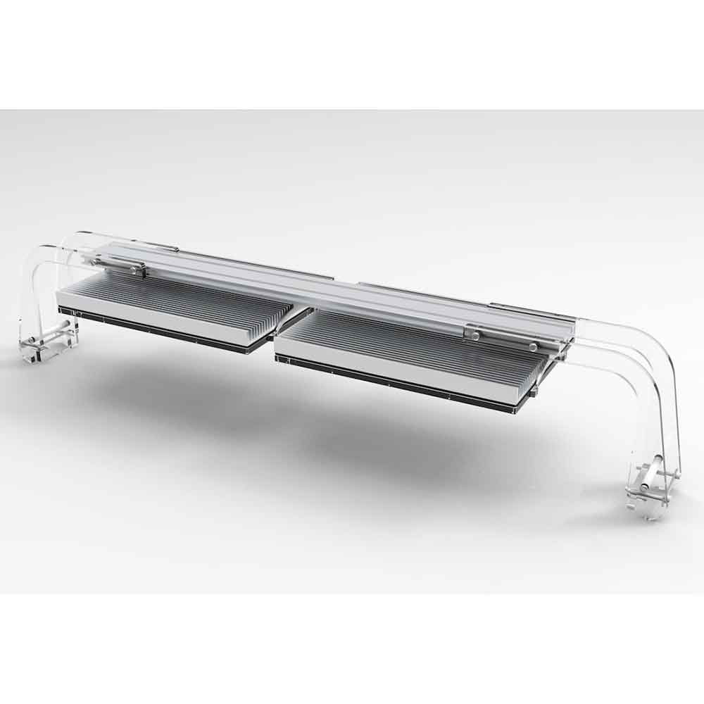 Gnc Bridge 2 Supporto per 2 Plafoniere BluRay per Vasche da 121 a 168cm