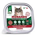 Morando Premium Umido Adulto Patè per Gatto con Manzo e Fegato 100gr