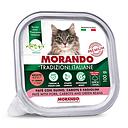 Morando Premium Umido Adulto Patè per Gatto con Suino Carote e Fagiolini 100gr