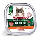 Morando Premium Umido Adulto Patè per Gatto con Tacchino 100gr