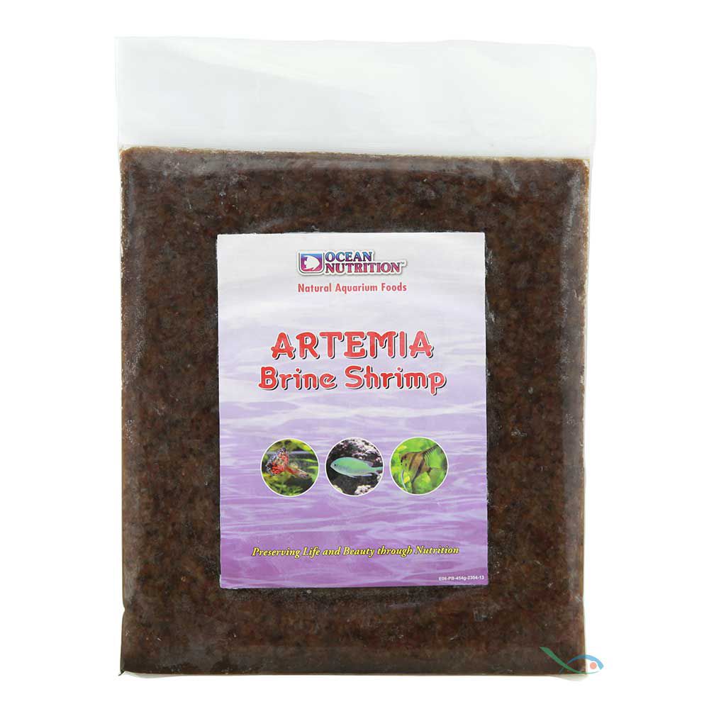 Ocean Nutrition Brine Shrimp Artemia mangime congelato 454g