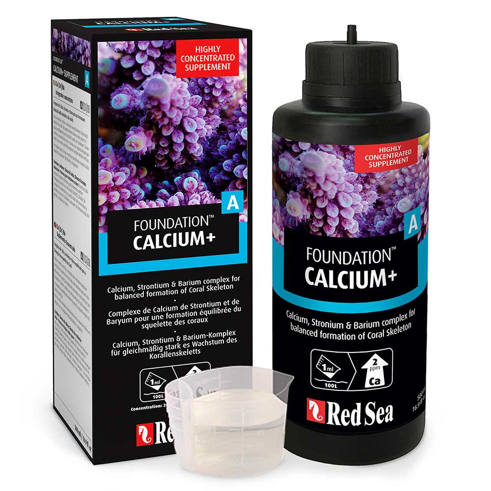 Red Sea Foundation A Calcium + Calcio Stronzio e Bario in 1000ml