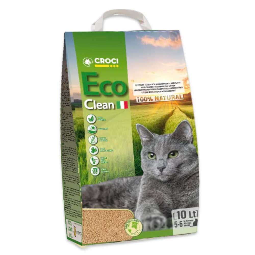 Croci Eco Clean Lettiera Vegetale per Gatti 20L