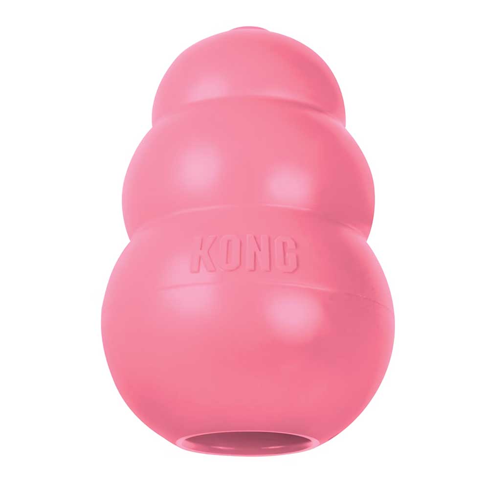 Kong Puppy Medium Gioco per Cani Rosa 7-16Kg