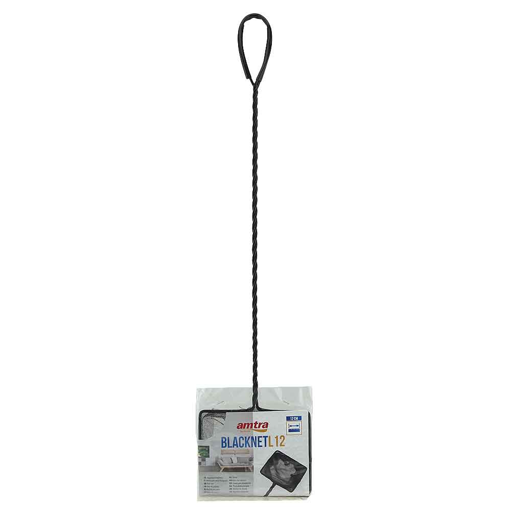 Amtra Black Net L Retino Nero 12cm manico lungo