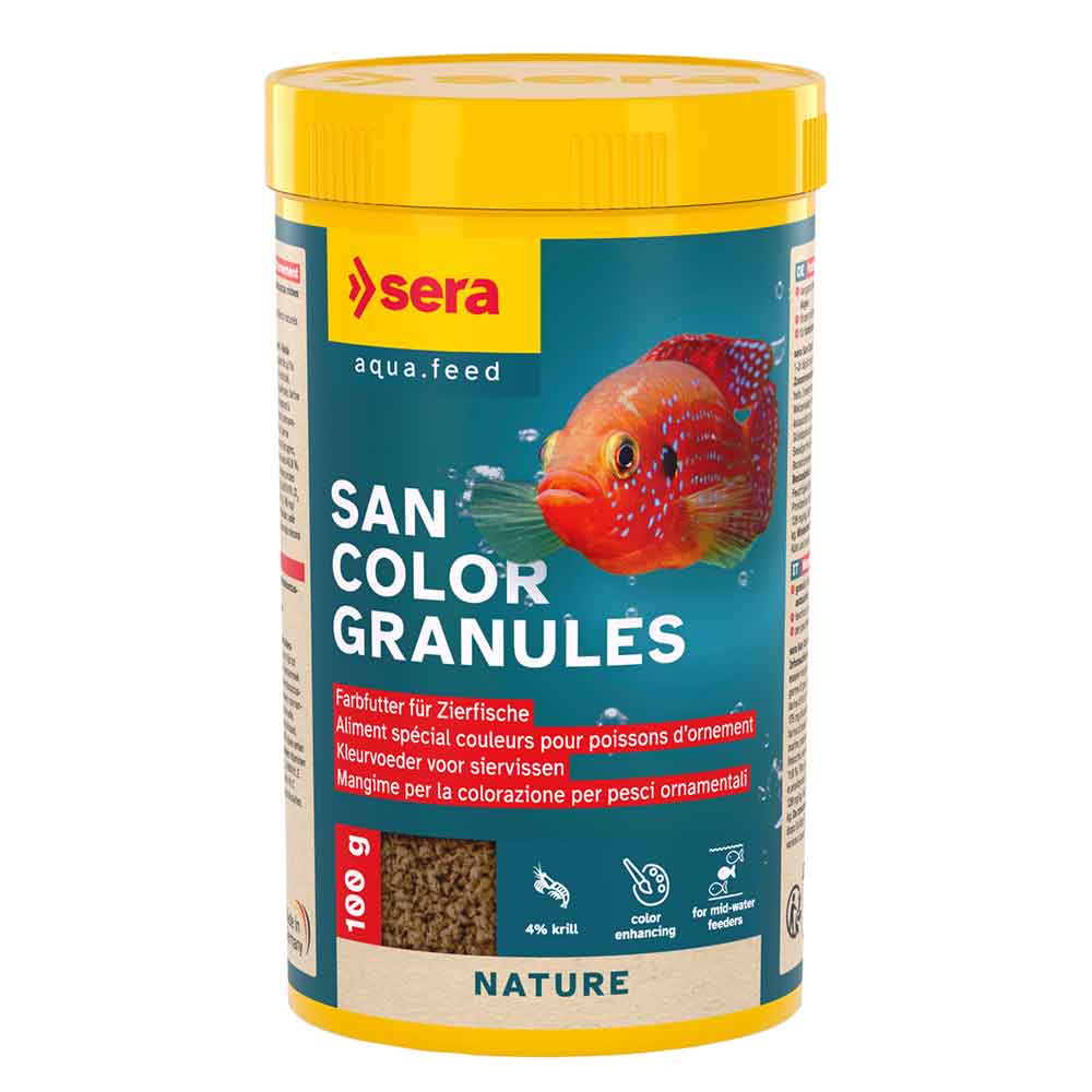 Sera San Color Granules Nature Mangime per la colorazione 250ml 100g