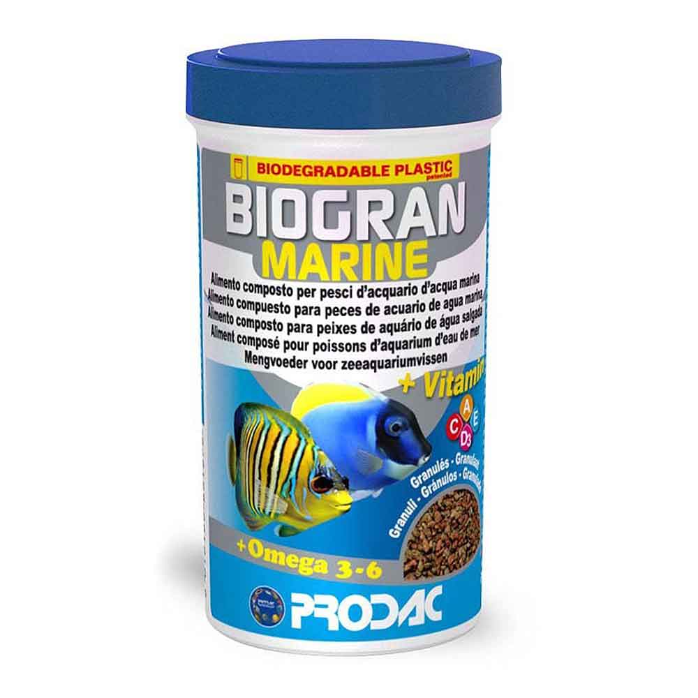 Prodac Biogran Marine Mangime granulare per pesci marini 250ml 100gr