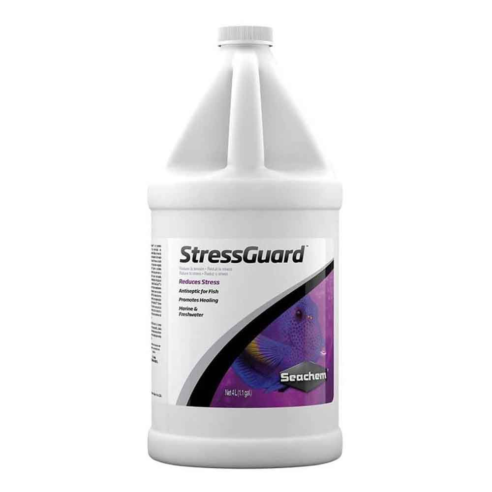 Seachem Stress Guard riduzione ammoniaca e protezione mucose 4 Litri