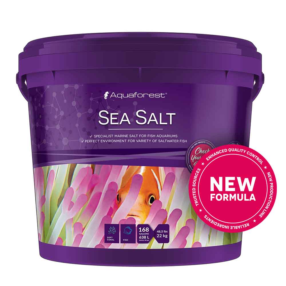 Aquaforest Sea Salt sale per Acquario marino Secchio 25Kg 757 litri circa