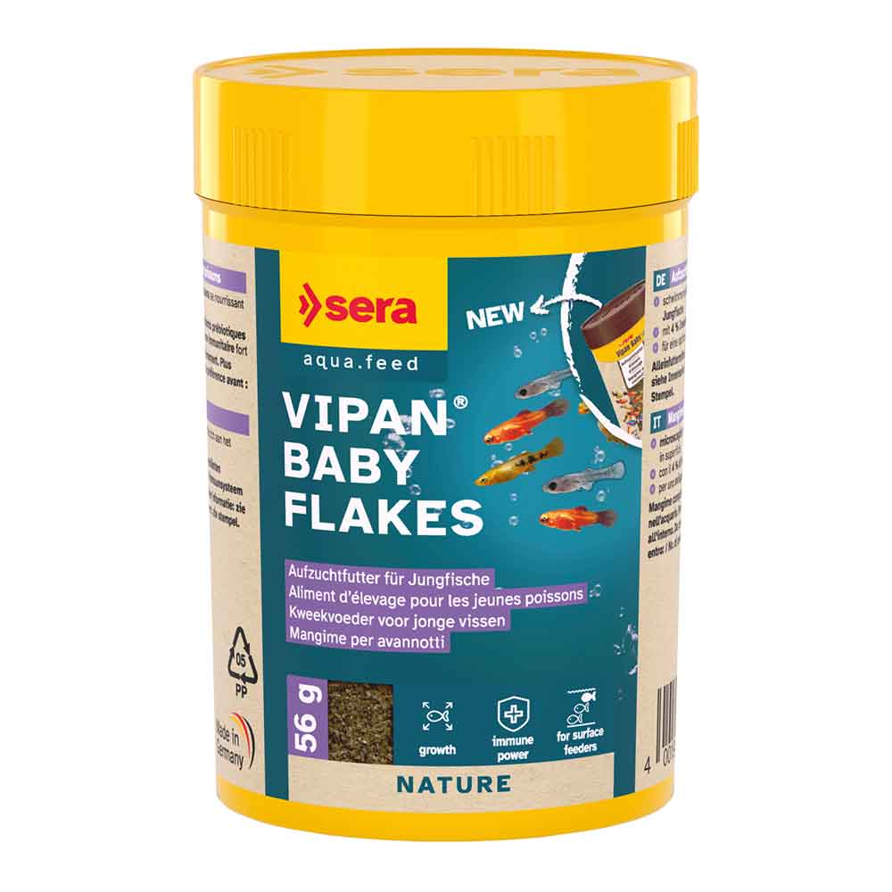 Sera Vipan Baby Flakes Scaglie per avanotti 100ml 56gr