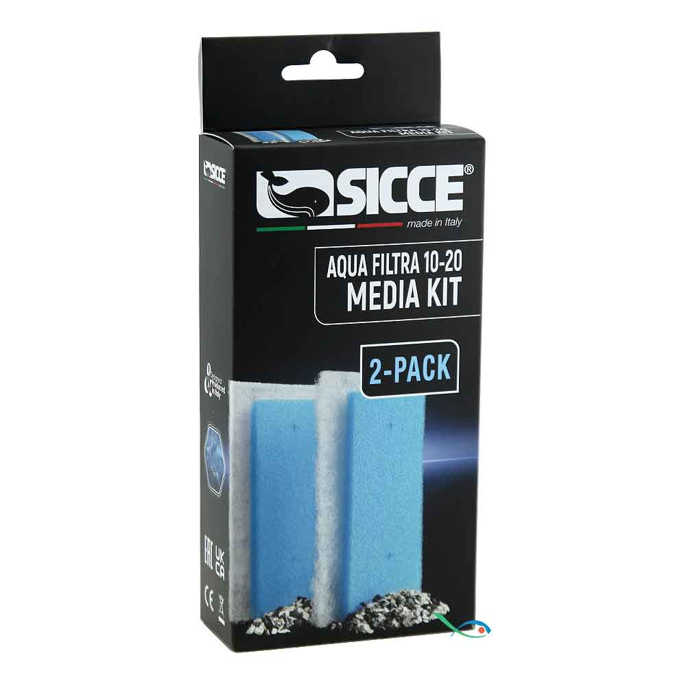 Sicce Ricambio Aqua Filtra 10-20 Media Kit 2-Pack
