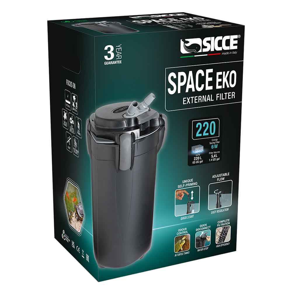 Sicce Space EKO + 220 Filtro esterno fino a 220 Litri