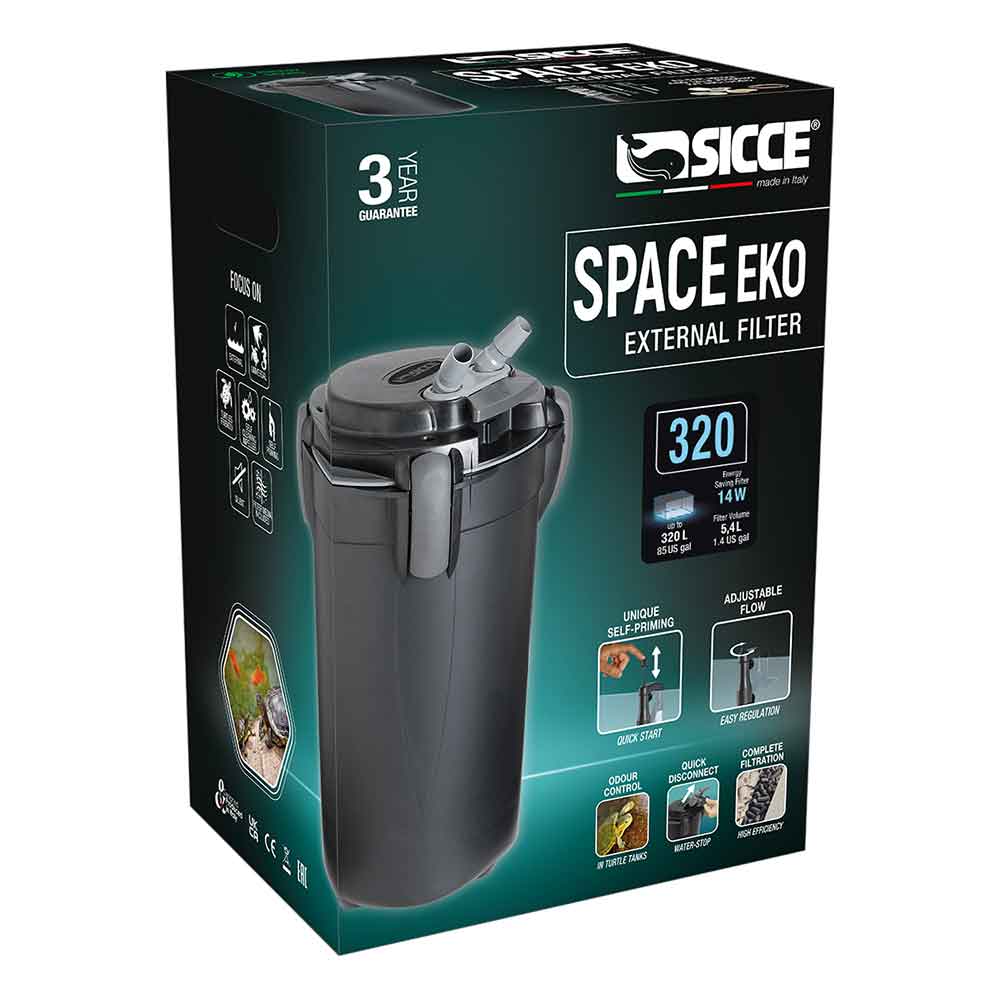 Sicce Space EKO + 320 Filtro esterno fino a 320 Litri