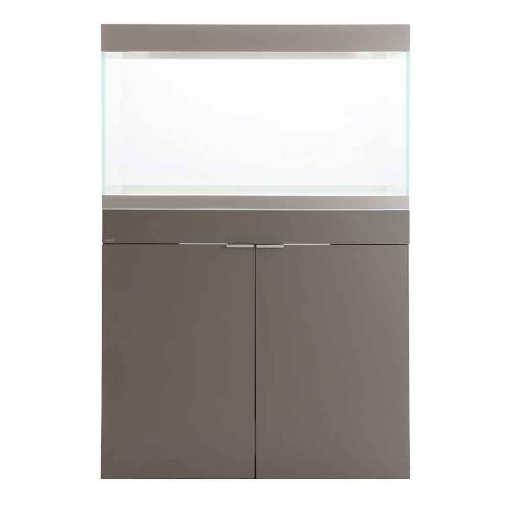 Aqpet Acquario Riverium Plus Vetro Extrachiaro con Supporto Tortora 90X50X55h cm