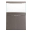 Aqpet Acquario Riverium Plus Vetro Extrachiaro con Supporto Tortora 90X50X55h cm