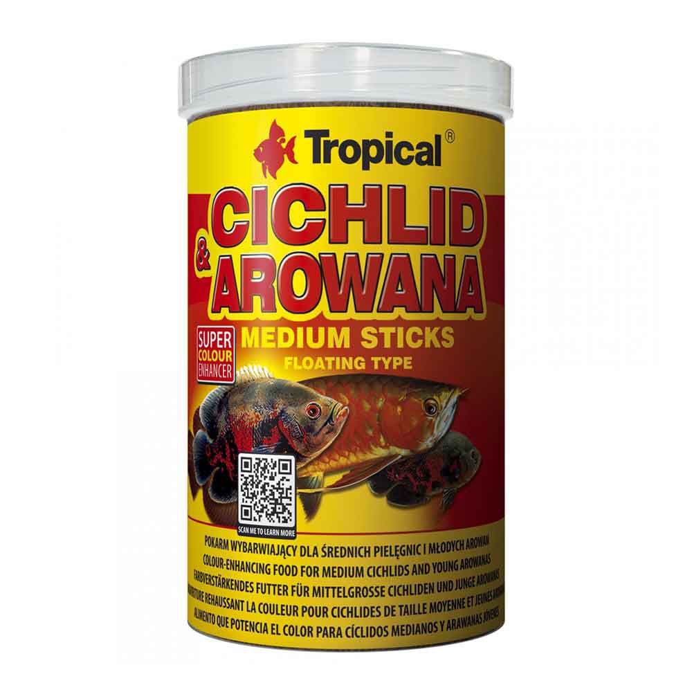 Tropical Cichlid & Arowana Stick M galleggiante 1000ml 360g