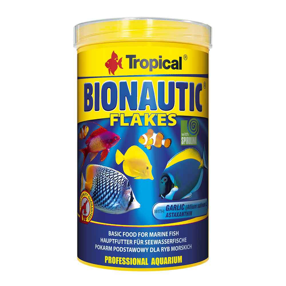 Tropical Bionautic Flakes Mangine completo in scaglie per Pesci marini 250ml 50g
