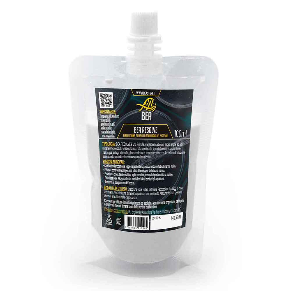 Bea Resolve contro Cianobatteri ed agglomerati Batterici nel marino 100ml